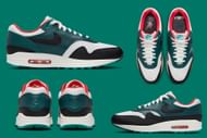 Here's a detailed look at the upcoming LeBron James x Nike Air Max 1 Liverpool shoes (Image via Sportskeeda)